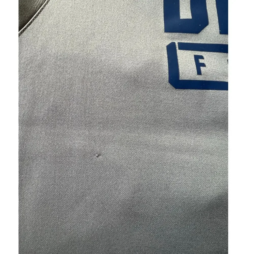 Men's Denver Bronco's Hoodie, Large, Gray/Blue, Fanatics, Football - Picture 6 of 9